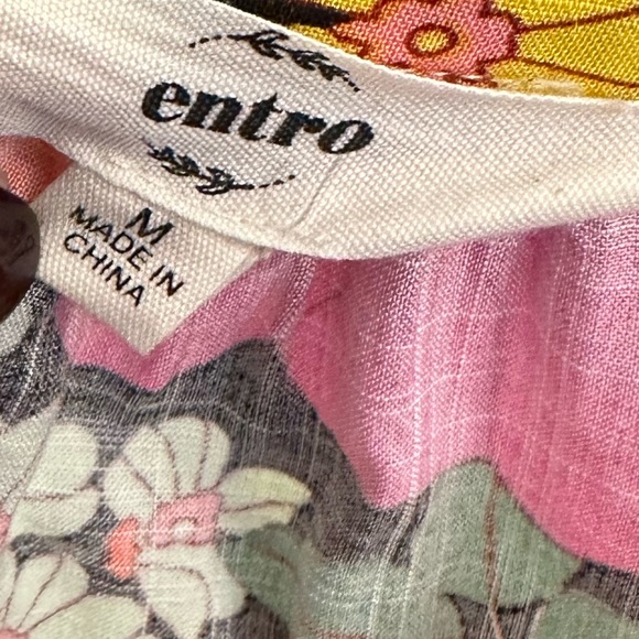 Retro Floral Dress - M - Picture 4 of 4